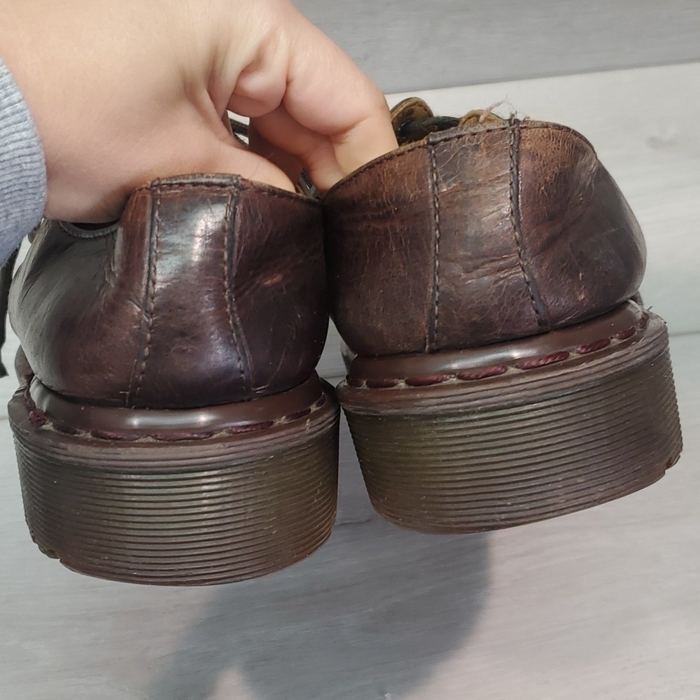 Vintage Doc Dr.Martens Mens Y2K Made in England boorish shoes sz UK 6 US 7 - Picture 7 of 15